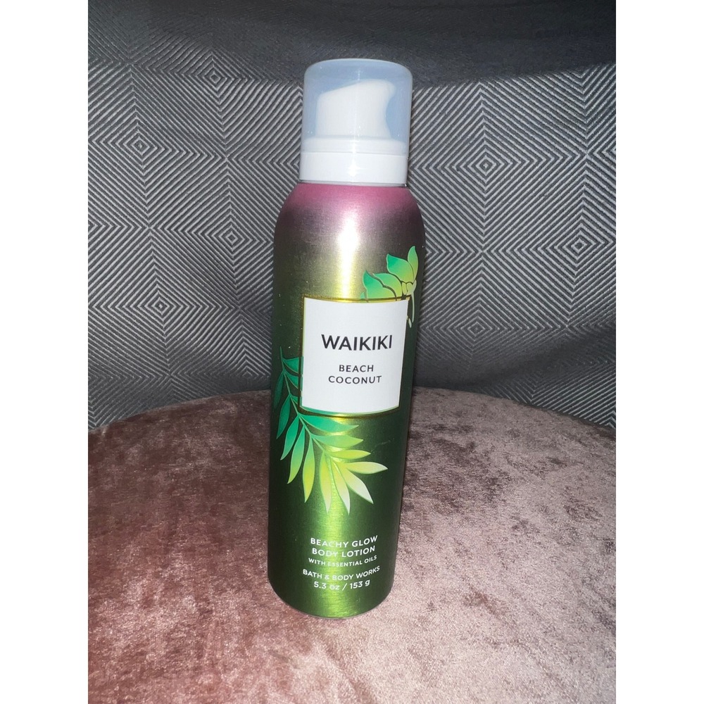 Bath & Body Works Waikiki Beach Coconut Beachy Glow Body Lotion 5.3oz Shimmer